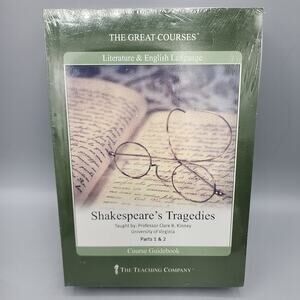 Great Courses DVDs + Guidebook: Shakespeare's Tragedies Sealed New